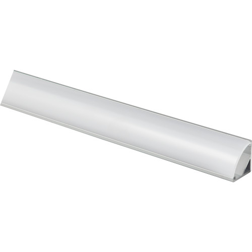 Task Lighting L-003-FR-48 48" 003 Series Angled Aluminum Profile, Frosted Lens