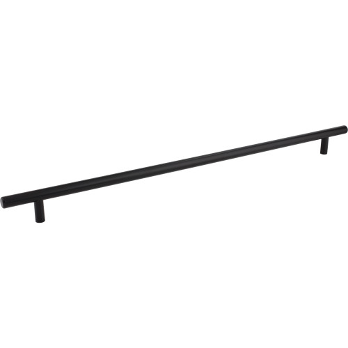 Elements 558SSMB 480 mm Center-to-Center Hollow Matte Black Stainless Steel Naples Cabinet Bar Pull