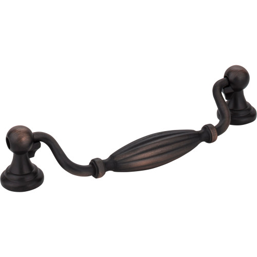 Jeffrey Alexander 718-128DBAC 128 mm Center-to-Center Brushed Oil Rubbed Bronze Glenmore Cabinet Drop Pull