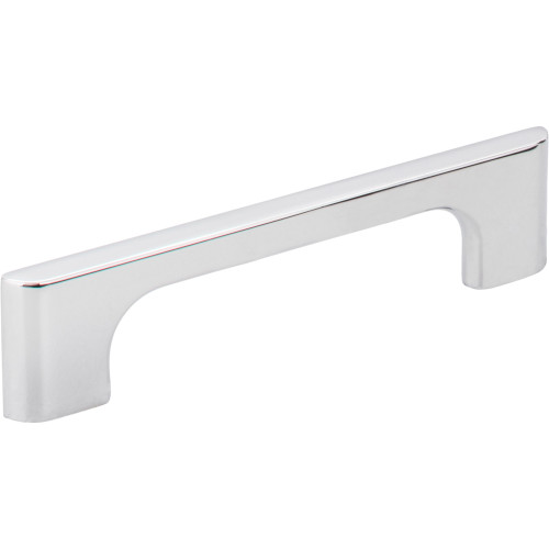 Jeffrey Alexander 286-96PC 96 mm Center-to-Center Polished Chrome Asymmetrical Leyton Cabinet Pull