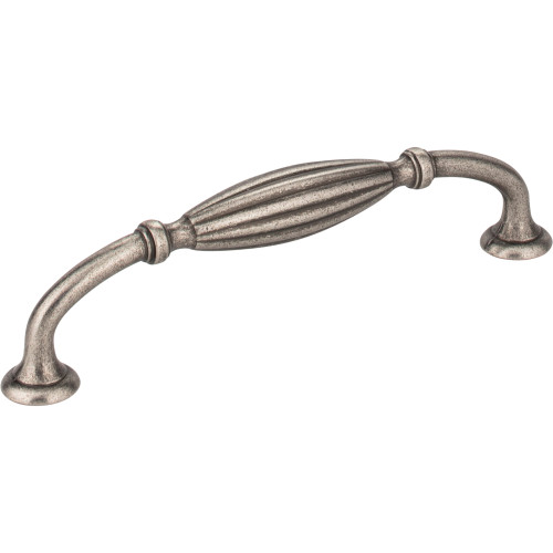 Jeffrey Alexander 718BNMDL 128 mm Center-to-Center Distressed Pewter Glenmore Cabinet Pull