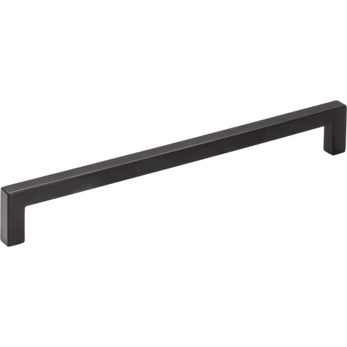 Elements 625-192MB 192 mm Center-to-Center Matte Black Square Stanton Cabinet Bar Pull