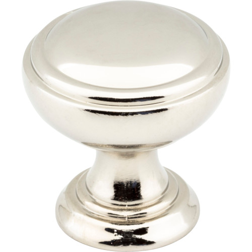 Tiffany 1-1/4" Diameter Mushroom Knob | 658NI | Jeffrey Alexander