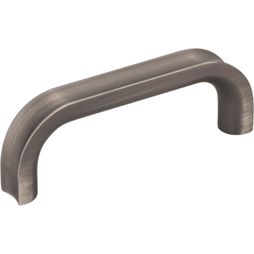 Jeffrey Alexander 667-3BNBDL 3" Center-to-Center Brushed Pewter Rae Cabinet Pull