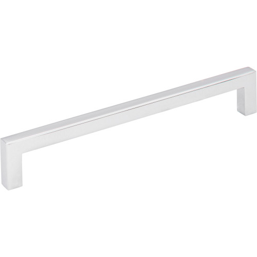 Elements 625-160PC 160 mm Center-to-Center Polished Chrome Square Stanton Cabinet Bar Pull