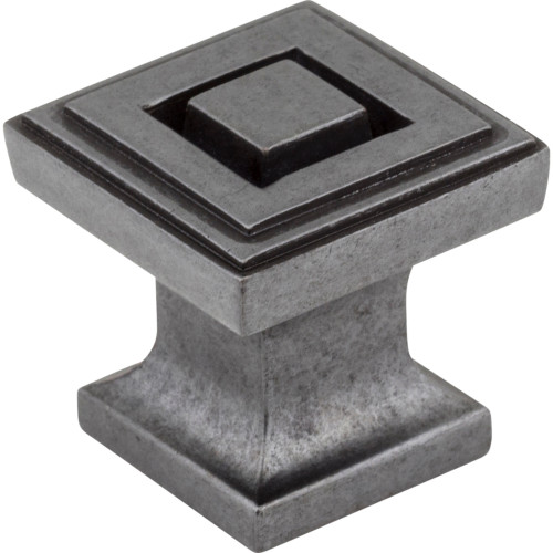 Delmar 1" Length Square Knob | 585DACM | Jeffrey Alexander