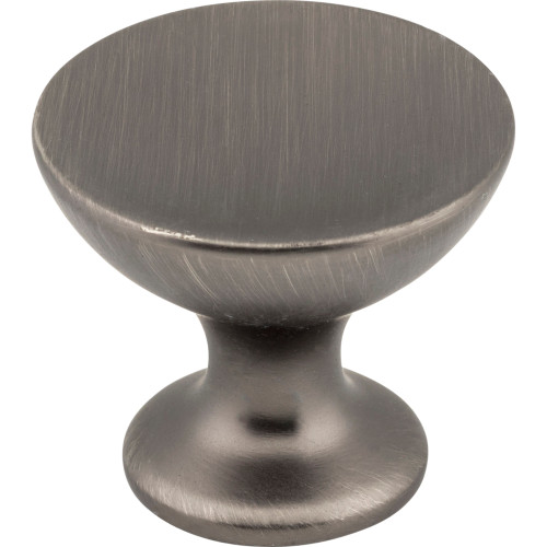 Jeffrey Alexander 667L-BNBDL 1-3/8" Diameter Brushed Pewter Rae Cabinet Knob