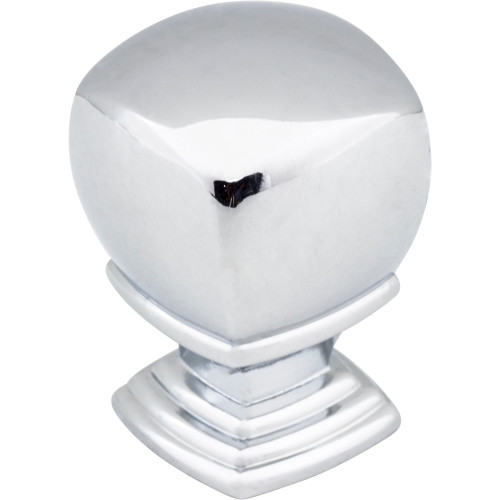 Jeffrey Alexander 188L-PC 1" Overall Length Polished Chrome Katharine Cabinet Knob