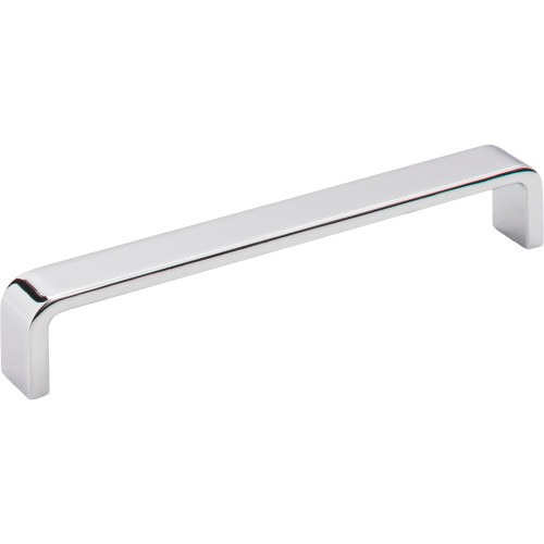 Elements 193-160PC 160 mm Center-to-Center Polished Chrome Square Asher Cabinet Pull