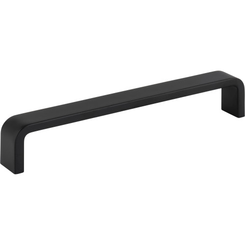 Elements 193-160MB 160 mm Center-to-Center Matte Black Square Asher Cabinet Pull