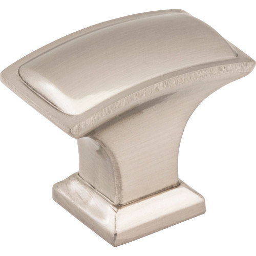 Annadale 1-1/2" Length Rectangle Knob | 435L-SN | Jeffrey Alexander