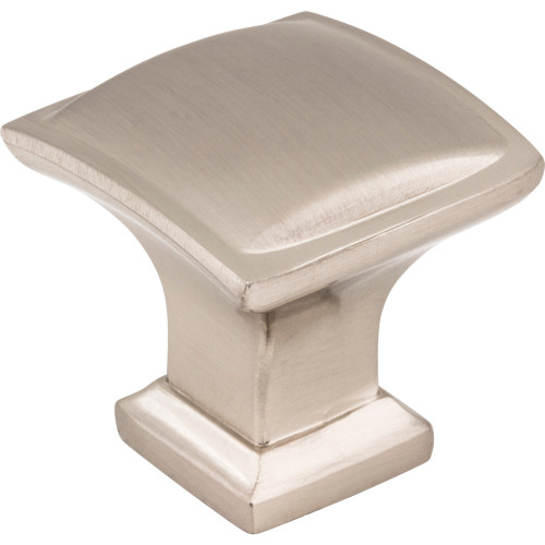 Annadale 1-1/4" Length Square Knob | 435SN | Jeffrey Alexander