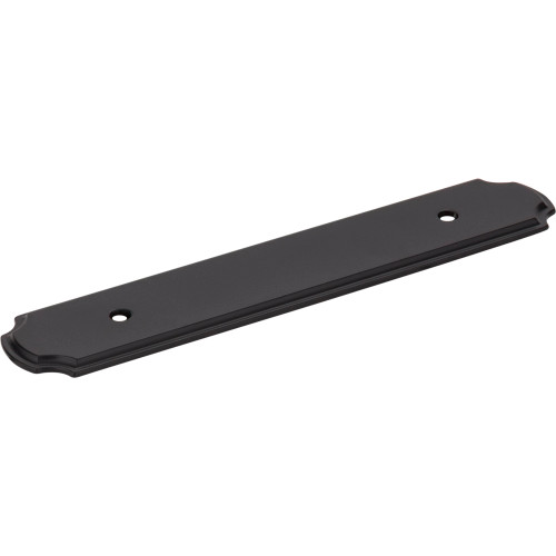 Jeffrey Alexander B812-96BK 6-1/8" O.L. (96 mm Center-to-Center) Matte Black Pull Backplate