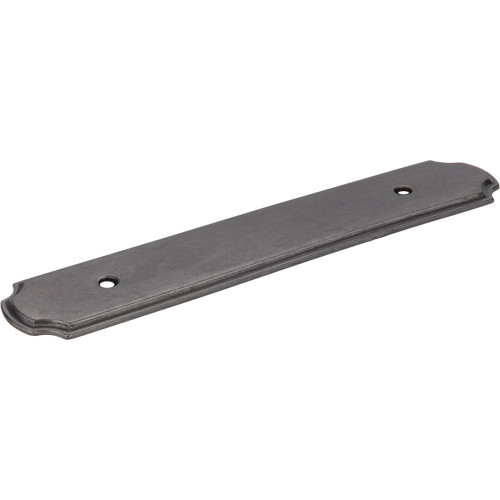 Jeffrey Alexander B812-96DACM 6-1/8" O.L. (96 mm Center-to-Center) Gun Metal Pull Backplate