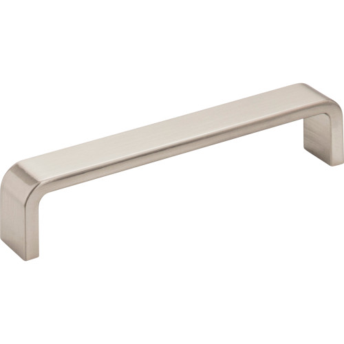 Elements 193-128SN 128 mm Center-to-Center Satin Nickel Square Asher Cabinet Pull