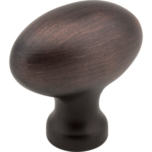 Jeffrey Alexander 3991DBAC 1-9/16" Overall Length Brushed Oil Rubbed Bronze Football Lyon Cabinet Knob
