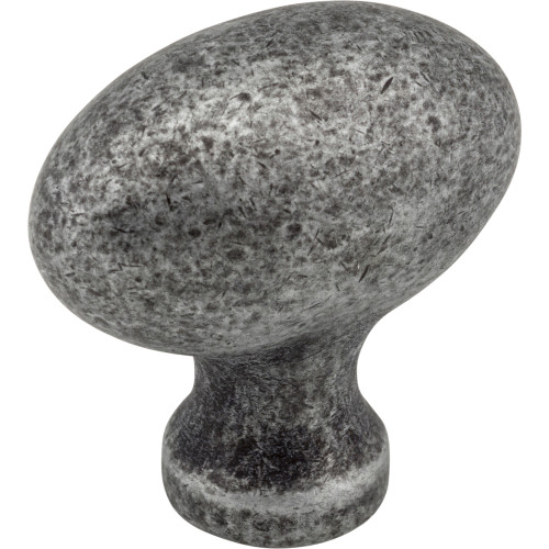 Lyon 1-9/16" Length Oval Knob | 3991SIM | Jeffrey Alexander