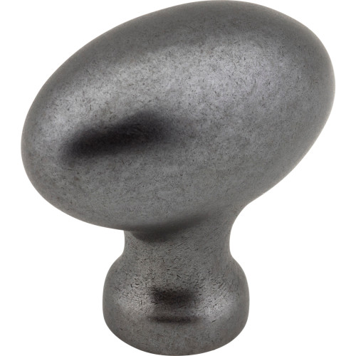 Lyon 1-9/16" Length Oval Knob | 3991DACM | Jeffrey Alexander