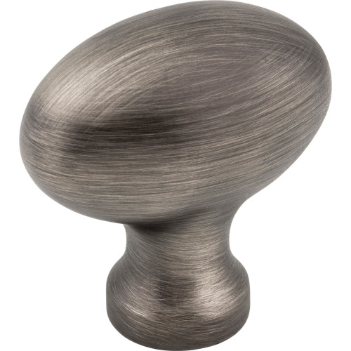 Lyon 1-9/16" Length Oval Knob | 3991BNBDL | Jeffrey Alexander