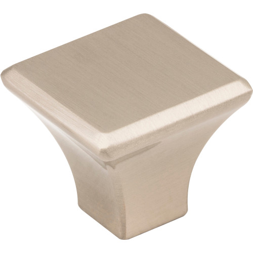 Marlo 1-1/8" Length Square Knob | 972SN | Jeffrey Alexander