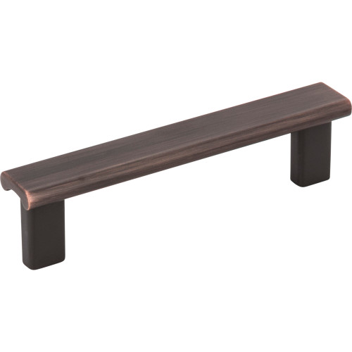 Elements 183-96DBAC 96 mm Center-to-Center Brushed Oil Rubbed Bronze Square Park Cabinet Pull