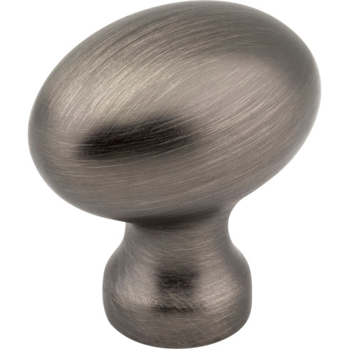 Bordeaux 1-3/16" Length Oval Knob | 3990-BNBDL | Jeffrey Alexander