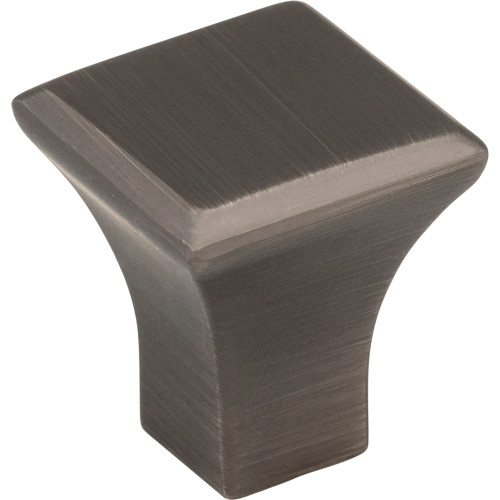 Marlo 7/8" Length Square Knob | 972S-BNBDL | Jeffrey Alexander