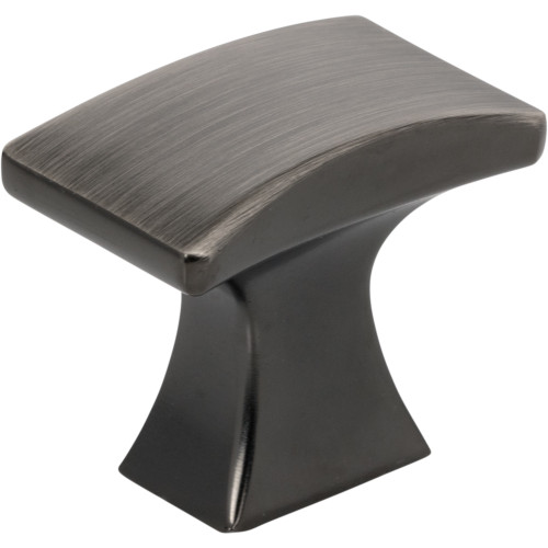 Philip 1-1/4" Length Rectangle Knob | 767BNBDL | Jeffrey Alexander