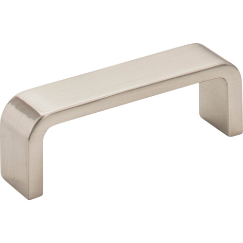 Elements 193-3SN 3" Center-to-Center Satin Nickel Square Asher Cabinet Pull