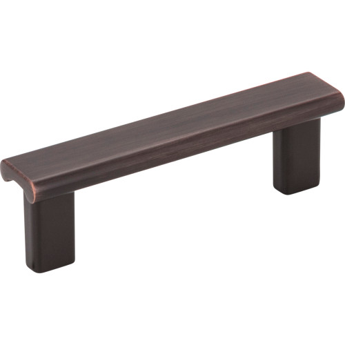 Elements 183-3DBAC 3" Center-to-Center Brushed Oil Rubbed Bronze Square Park Cabinet Pull
