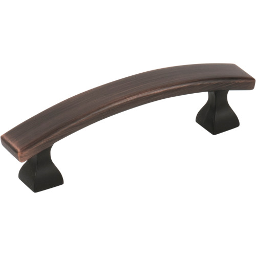 Elements 449-3DBAC 3" Center-to-Center Brushed Oil Rubbed Bronze Square Hadly Cabinet Pull