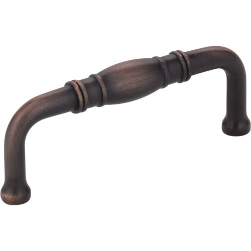 Jeffrey Alexander Z290-3-DBAC 3" Center-to-Center Brushed Oil Rubbed Bronze Durham Cabinet Pull