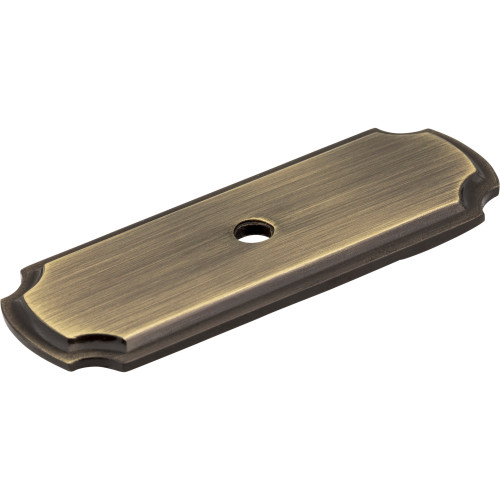 Jeffrey Alexander B812-AB 2-13/16" Brushed Antique Brass Knob Backplate