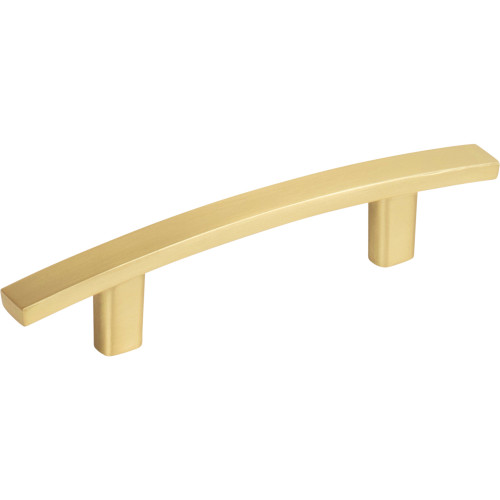 Elements 859-3BG 3" Center-to-Center Brushed Gold Square Thatcher Cabinet Bar Pull