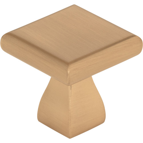 Hadly 1" Length Square Knob | 449SBZ | Elements