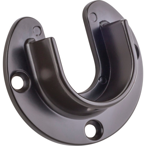 Hardware Resources M7350-ORB Dark Bronze Open Screw-In Mounting Bracket for 1-5/16" Round Closet Rods