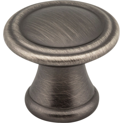 Jeffrey Alexander Z110-BNBDL 1-3/16" Diameter Brushed Pewter Chesapeake Cabinet Knob