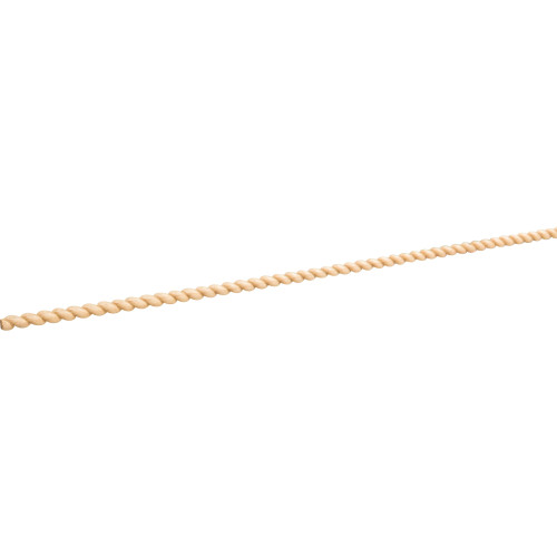 1/8" D x 1/4" H Oak Half Round Rope Moulding | RMH14OK | Hardware Resources