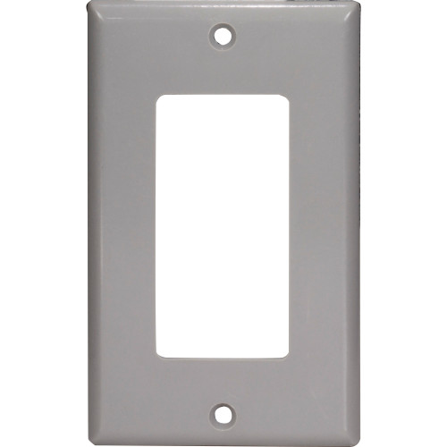 Task Lighting T-DPL-GR Decora Style Wall Plate, Grey