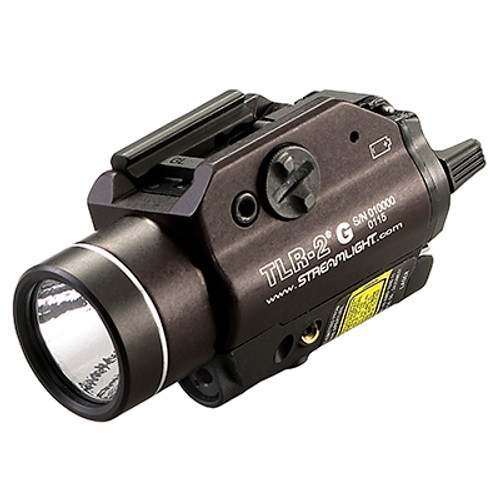 Streamlight Tactical Light with Integrated Green Aiming Laser with 69135 Remote Pressure Switch Plug, Straight