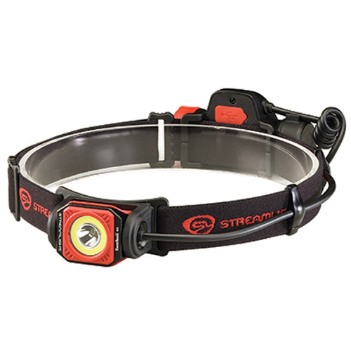 Streamlight Compact, USB Rechargeable Spot and Flood Headlamp with 22049 240V AC USB Adapter