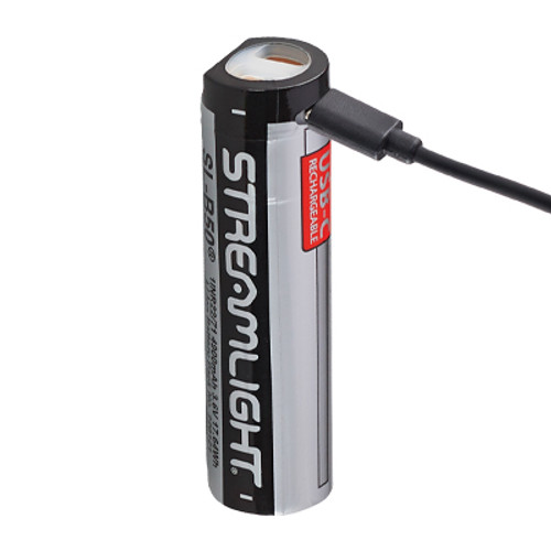 Streamlight Li-Ion USB Rechargeable Battery Pack with Integrated Charge Port with 22084 USB-C Cord