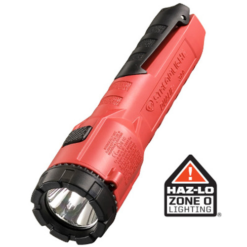 Streamlight Safety-Rated Dual Beam Flashlight with 99075 Rubber Helmet Strap