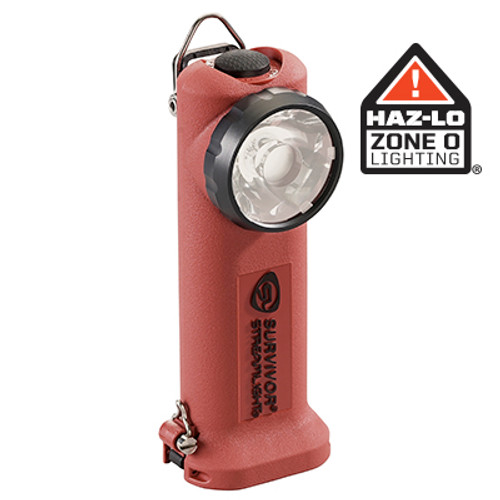Streamlight ATEX-Rated Right Angle Firefighter's Light with 90910 120V/100V AC Bank Charger