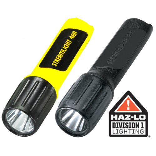 Streamlight Division 1 Safety-Rated Flashlight with 99075 Rubber Helmet Strap