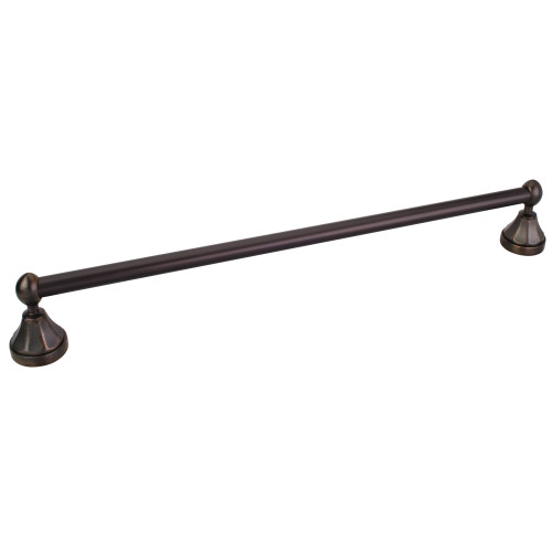 Newbury Brushed Oil Rubbed Bronze 24" Single Towel Bar- Retail Packaged | BHE3-04DBAC-R | Elements