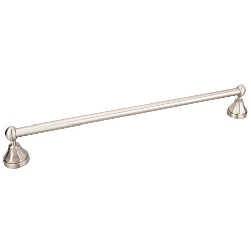 Newbury Satin Nickel 24" Single Towel Bar - Retail Packaged | BHE3-04SN-R | Elements