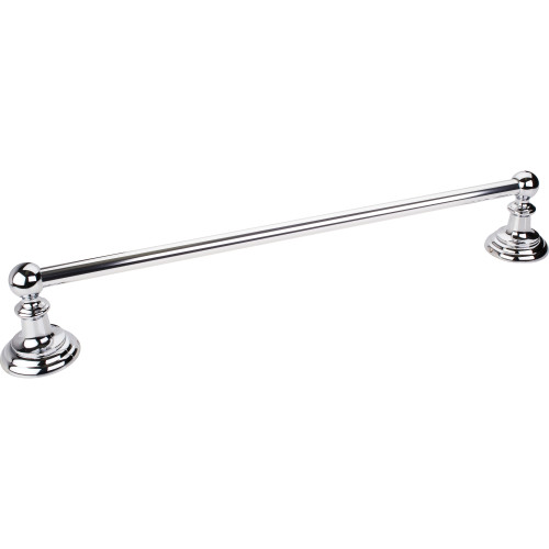 Fairview Polished Chrome 24" Single Towel Bar - Retail Packaged | BHE5-04PC-R | Elements