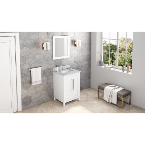 24" Grey Cade Vanity | VN2CAD-24-GR-NT | Jeffrey Alexander