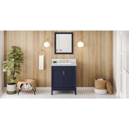 30" Hale Blue Theodora Vanity | VN2THE-30-BL-NT | Jeffrey Alexander